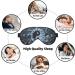 Ying Yang Diagram Soft Eye Mask | Adjustable Strap Sleep Aid | Full Eye Covers for Better Sleep & Fatigue Relief - Buy Online on GoSupps.com