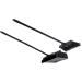 Duo-Pan Plastic Lobby Pan and Duo-Sweep Broom Combo | 36 Overall Length x 11-51/64 Width | Black - Buy Online on GoSupps.com