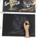 Scratch Art Animal Rainbow Painting Paper Kit - Engraving Art & Craft Set for Kids & Adults - Tiger Design - Includes 3 Tools - 16'' x 11.2 - Buy Online on GoSupps.com