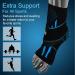 Adjustable Ankle Brace with Arch Support - Elastic & Breathable Nylon Wrap for Swelling, Pain Relief & Support - Buy Online on GoSupps.com