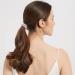 6 Pcs Silk Skinnie Scrunchies Set in Black, Pink, and Nude | Soft & Comfortable Hair Accessories for Women and Girls - Frizz Prevention and Ponytail Holders - Buy Online on GoSupps.com