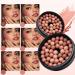 Natural cream blush - Lightweight ball applicator - Face makeup to illuminate under the eyes contour cheeks and face for special occasions - Buy Online on GoSupps.com