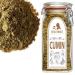 Buy Organic Cumin Powder 600g | Noble Herb Premium Spices in Glass - 100% Natural & Controlled Organic Cultivation | International Shipping Available - Buy Online on GoSupps.com