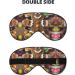 Gingerbread Man Candy Print Double-Sided Eye Mask Soft and Light Blocking for Enhancing Sleep Quality - Buy Online on GoSupps.com