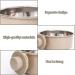 Stainless Steel Pet Crate Bowls - Removable Hanging Food and Water Bowls for Dogs, Cats, and Small Animals (Grey A) - Buy Online on GoSupps.com
