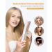 CkeyiN 2-in-1 Hair Straightener and Curler 1 inch Ceramic Flat Iron - 5 Adjustable Temperatures, Dual Voltage - Fast Heating - Buy Online on GoSupps.com