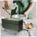 Serving Tray Box Plastic Container Plastic Pallet Fridge Egg Container Multi-Layers Eggs re-usable Green 26.5X16X10CM - Buy Online on GoSupps.com