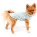 Paidful Summer Striped T-Shirt for Small Dogs - 100% Cotton Sleeveless Chihuahua & Yorkshire Tee - Green - M (Back Length: 25cm Bust: 37cm) - International Shipping Available - Buy Online on GoSupps.com