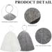 DGUSO 2-Piece Sauna Hat Set | Funny Sauna Hut for Men & Women | Sauna Accessories + Free Black Cat Storage Bag (Gray & White) - Buy Online on GoSupps.com