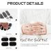 FOMIYES Nail Accessories 6 Sheets Nail Polish Strips Stickers Self-adhesive Full Nail Wraps Stick on Nail Strips Fingernail Polish Decals for Women Girls Manicure Art Black Glitter Stickers - Buy Online on GoSupps.com