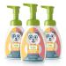 Kids Foaming Pump Hand Sanitizer, Alcohol Free, Cupcake, Kills 99.9% of Bacteria, 8.45oz- Babyganics Pack of 3
