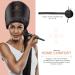 Eleganty Soft Bonnet Hood Hairdryer Attachment with Headband - Reduces Heat for Comfortable Hair Styling, Deep Conditioning, and Drying - Black - Buy Online on GoSupps.com