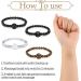 Yinkin 4 Pcs Adjustable Acupressure Wristbands - Anti Nausea Bracelet Set for Motion Sickness, Morning Sickness, Car Travel - Buy Online on GoSupps.com