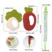 Organic Silicone Baby Teething Toys Set - BPA Free Massaging Carrot Teether for Babies 0-12 Months - Buy Online on GoSupps.com