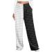 Parachute Pants Y2K Women | Vintage Cargo Pants | Baggy 90s E-Girl Streetwear | Track Pants Lang Lock 01-White M - Buy Online on GoSupps.com