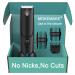 Men's Body Hair Trimmer - Electric Razor Shavers Waterproof IPX7 for Pubic Hair Trimming with Charging Dock