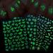 Glow in The Dark Nail Art Stickers - 8 Sheets 3D Self-Adhesive Decals for Manicure - Flowers, Leaves, Butterflies, Dragonfly Designs - Buy Online on GoSupps.com