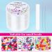 Cridoz 0.5mm Clear Elastic Stretchy String for Bracelets with Beading Needles - Ideal for Bead Bracelets and Jewelry Making - Buy Online on GoSupps.com