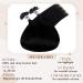 Buy Hetto Real Hair Extensions Bondings - Black Remy Hair 22 Inch (55cm) - 50g #1 Black for Ultimate Hair Recovery - Buy Online on GoSupps.com