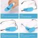 LUTER 6 Pi ces Cache Oeil pour Lunettes R utilisable Cache Oeil pour Couvrir l'Oeil Gauche Droit Am liorer la Vision pour Enfants et Adultes Oeil Paresseux Amblyopie Strabisme (Bleu M dium) - Buy Online on GoSupps.com