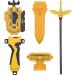 3T6B Martial Arts Starter Set - 12 Piece Bay Battling Tops with Burst Turbo Launcher & Arena Toy for Kids (Gold) | International Shipping Available - Buy Online on GoSupps.com
