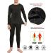 TELALEO Boys Double Fleece Lined Thermal Underwear Set - Black, Large - Buy Online on GoSupps.com