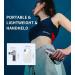Merach Mini Massage Gun - Portable Percussion Muscle Massager for Athletes - Deep Tissue Relief - Anti-Slip Handle - Gray - Buy Online on GoSupps.com