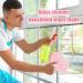 Sink Squeegee Windshield Cleaner Wiper Small Squeegee Water Wiper Scraper Household Window Squeegee for Car Mirrors Kitchen Sink Pink - Buy Online on GoSupps.com