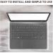 UKCOCO Clear Acrylic Laptop Keyboard Protector | 14/15.6 Inch Keyboard Cover | Transparent Keyboard Shield for Laptop | Keyboard Cover Protector - UKCOCO - Buy Online on GoSupps.com