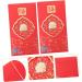 ABOOFAN 2pcs Red Envelope Chinese Hongbao Year of The Rabbit Hong Bao Greeting Envelopes Lunar New Year Hong Bao 2023 Red Packet Spring Festival Gift Bag Zodiac Bag Gold Foil Money As Shown 17X9X0.2CM - Buy Online on GoSupps.com