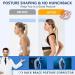 Meltor Adjustable Posture Correction Back Support for Men & Women - Breathable Lightweight and Effective Posture Improvement - Buy Online on GoSupps.com