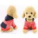 Waterproof Winter Dog Coat - Warm Jacket & Fleece Sweater for Puppies & Small Dogs - Autumn Pet Clothing (1107debkb-Red L) - Buy Online on GoSupps.com