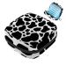 Women's binding-up bags black and white farm cow texture portable menstrual pads panty lips tampons women's bandages storage holder for women school office multicolored 01