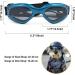 Petleso Dog Glasses - Stylish Anti-UV Waterproof Sunglasses for Small & Medium Dogs - Windproof Eye Protection in Blue - Buy Online on GoSupps.com