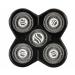 Skull Shaver Carver 5 Head Replacement Blade - Compatible with Pitbull, Butterfly Kiss and Palm Electric Razors - Buy Online on GoSupps.com