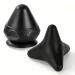 Trigger point presser massager with suction cup black massage ball for back shoulder hands legs self-massage 2 pieces