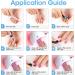 Gellen Soak Off UV Gel Polish Set - Vibrant Blue & Peach Shades Stunning Long-Lasting Nail Gel Manicure Kit 8ml Each Marshmallow - Buy Online on GoSupps.com