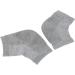 Qukaim Lotion Socks Moisturizing Gel Heel Socks 1 Pair Gray Hypoallergenic Vitamin E Mineral Oil for Dry Cracked Heels - Buy Online on GoSupps.com