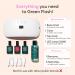 Buy MANUCURIST Green Flash Premium LED Gel Nail Polish Kit - 36W Lamp Vegan Base & Top Coat Poppy Red Polish Remover & Clips - International Shipping Available - Buy Online on GoSupps.com