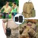 Mucher 3 Pack Tactical Hip Pockets - Molle Bags for Outdoor Hiking Hunting & Camping - EDC Utility Bellbags with Hooks & Key Rings (Black) - Buy Online on GoSupps.com