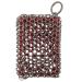 dinio Cast Iron Skillet Cleaner 316 Stainless Steel Chainmail Cleaning Scrubber Silicone Scrubber for Kitchen Cookware