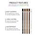 SUMEITANG 12 Pcs Matte Black Eyeliner Pencil Set - Waterproof, Smudge-proof, Long Lasting Gel Eye Liner for Statement Eye Makeup - Women Girls - Buy Online on GoSupps.com