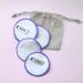 Buy Reusable Bamboo Cotton Rounds - Eco-Friendly 10 Washable Rounds in Mesh Bag - Sustainable Beauty Essentials - Buy Online on GoSupps.com