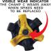 Champ Scorpion Stinger Golf Spikes Black/Yellow - Premium Performance - Buy Online on GoSupps.com