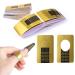 Self-adhesive nail stencils nail form for nail art nail stencils for gel nails & nail extensions (144 pieces)