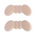 4 Pairs of Heel Pads Butterfly-Shaped Heel Anti-Friction Stickers Invisible Sponge to Prevent Heel wear and Heel Falling Off (2 Pairs of Black + 2 Pairs of Apricot)