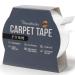 Double Sided Carpet Tape for Hardwood Floors  Tile Floors  Laminate Floors  Rug Tape Hardwood Floor  Double Sided Carpet Tape for Area Rugs  Rug Gripper Carpet Tape Double Sided (1) 1 Clear