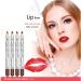 Buy Matte Lip Liner Pencil - 12 Pack Long Lasting Waterproof Lip Liners for Stunning Lips | International Shipping Available - Buy Online on GoSupps.com