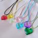 Silay Glass Heart Necklace - Romantic Blue Choker for Women & Teens | Perfect Anniversary Gift - Buy Online on GoSupps.com