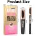 False Eyelash Effect Mascara + Eyeliner Thicker Voluminous Eyelashes Amplified Effect & Long Lasting Waterproof and Smudge-Proof Eye Makeup Kit Black - Buy Online on GoSupps.com